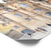 Santiago de Compostela Galicia Beroemde Reisplaats Poster (Hoek)