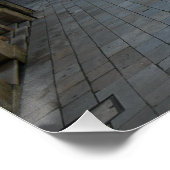 Santiago de Compostela - Het echte Spanje Perfect Poster (Hoek)