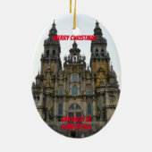 Santiago de Compostela Keramisch Ornament (Achterkant)