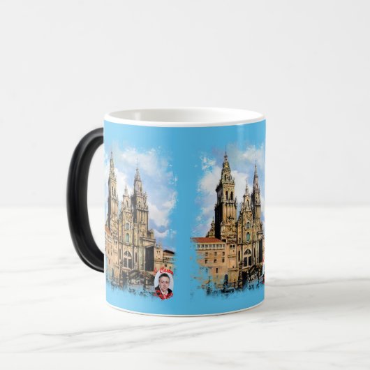 Santiago de Compostela Magische Mok (Voorkant links)