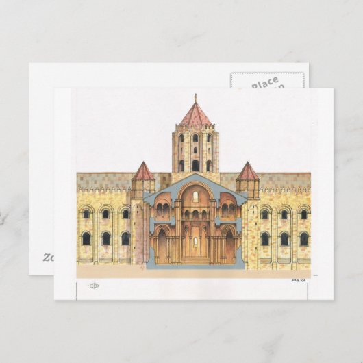 Santiago de Compostela Romanesque Briefkaart (Voorkant / Achterkant)