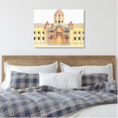 Santiago de Compostela Romanesque Canvas Afdruk (Insitu (Slaapkamer))