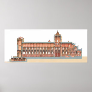 Santiago de Compostela Romanesque Cathedral 2 Poster