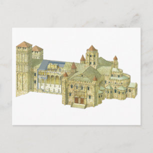 Santiago de Compostela Romanesque Cathedral 3 Briefkaart