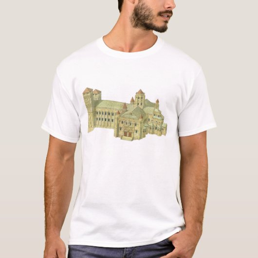 Santiago de Compostela Romanesque Cathedral T-shirt (Voorkant)
