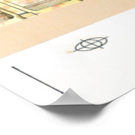 Santiago de Compostela Romanesque Poster (Hoek)