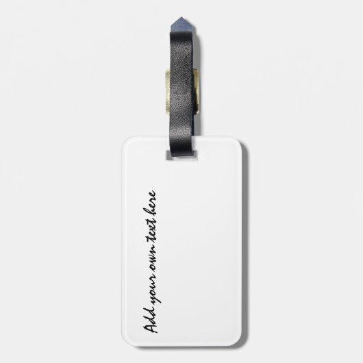 Santiago de Compostela shell & rode kruis symbool Bagagelabel (Achterkant verticaal)