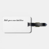 Santiago de Compostela shell & rode kruis symbool Bagagelabel (Achterkant horizontaal)