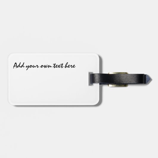 Santiago de Compostela shell & rode kruis symbool Bagagelabel (Achterkant horizontaal)