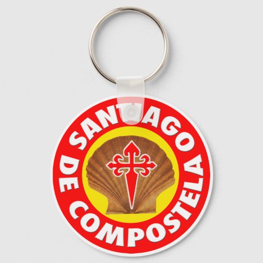 Santiago de Compostela Sleutelhanger (Voorkant)