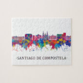 Santiago de Compostela Spain Skyline Legpuzzel (Horizontaal)