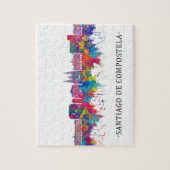 Santiago de Compostela Spain Skyline Legpuzzel (Verticaal)