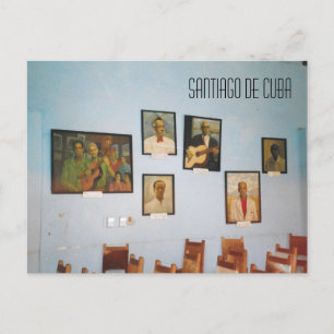 Santiago de Cuba Landmark Music Hall Scene Briefkaart