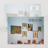 Santiago de Cuba Landmark Music Hall Scene Briefkaart (Voorkant / Achterkant)