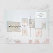 Santiago de Cuba Landmark Music Hall Scene Briefkaart (Achterkant)