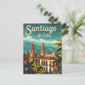 Santiago de Cuba: ritmische ziel van het Caribisch Briefkaart (Staand voorkant)