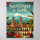 Santiago de Cuba: ritmische ziel van het Caribisch Poster (Voorkant)
