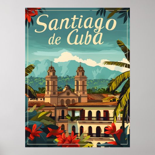 Santiago de Cuba: ritmische ziel van het Caribisch Poster (Voorkant)