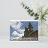 Santiago e Compostela, Espanha Briefkaart (Staand voorkant)