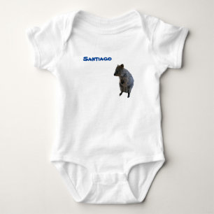 Santiago Jongensnaam @ Aussie Quokka, Baby Bodypak Romper