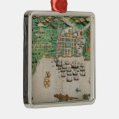 Santiago, Kaapverdië, 1589 2 Metalen Ornament (Rechts)