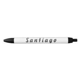 Santiago Kugelschreiber Zwarte Inkt Pen