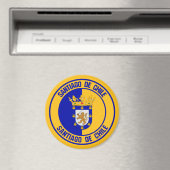 Santiago Round Emblem Magneet (Insitu (Vaatwasser))
