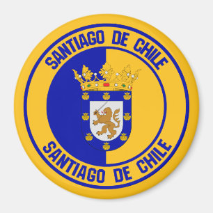 Santiago Round Emblem Magneet