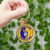 Santiago Round Emblem Sleutelhanger (Hand)