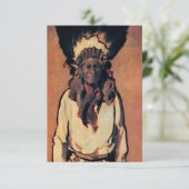 "Santiago" Western Art by Gerald Cassidy Bedankkaart (Staand voorkant)