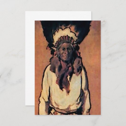 "Santiago" Western Art by Gerald Cassidy Bedankkaart (Voorkant / Achterkant)