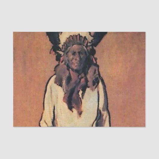 “Santiago” Western Art by Gerald Cassidy Tissuepapier (Voorkant)