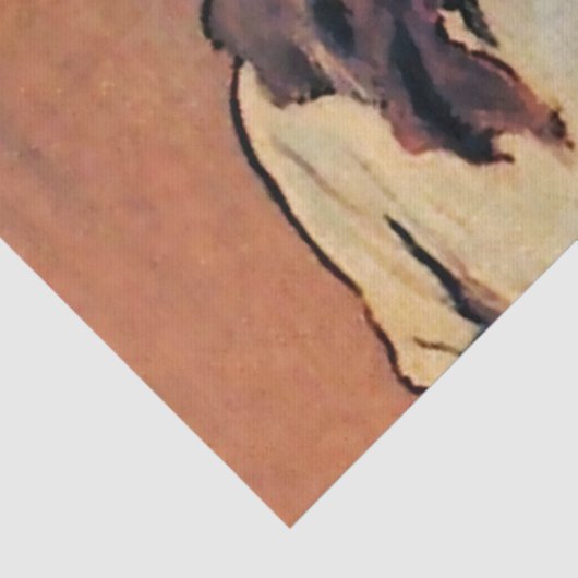 “Santiago” Western Art by Gerald Cassidy Tissuepapier (Detail)