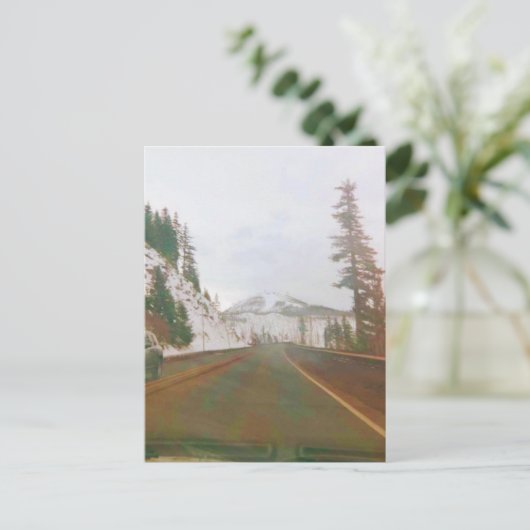 Santiam Pass. Centraal Oregon, VS Briefkaart (Staand voorkant)