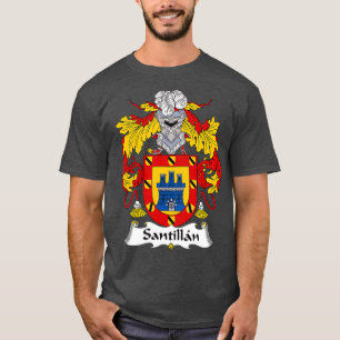 Santillan Coat of Arms Family Crest T-shirt