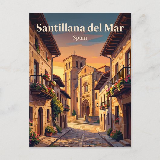 Santillana del Mar Spanje Briefkaart (Voorkant)