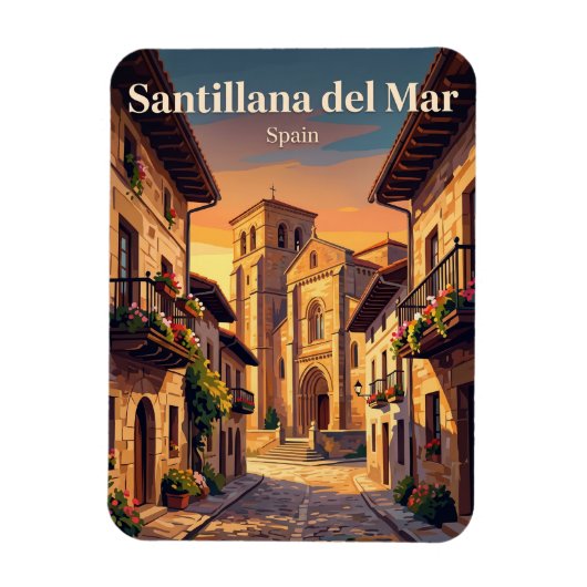 Santillana del Mar Spanje Magneet (Verticaal)