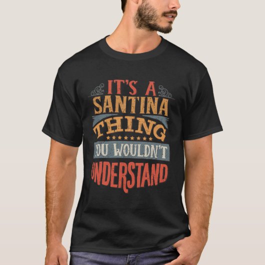 Santina Naam T-shirt (Voorkant)