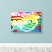 Santino P Lucas Canvas Afdruk (Insitu (Houten vloer))