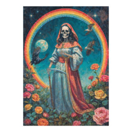 Santisima muerte foto afdruk