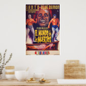 Santo Blue Demon El Mundo De Los Muertos Poster (Keuken)