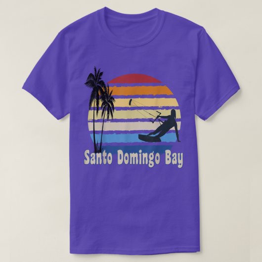 Santo Domingo Bay Peru Kitesurfing Kitesurfer Beac T-shirt (Design voorkant)