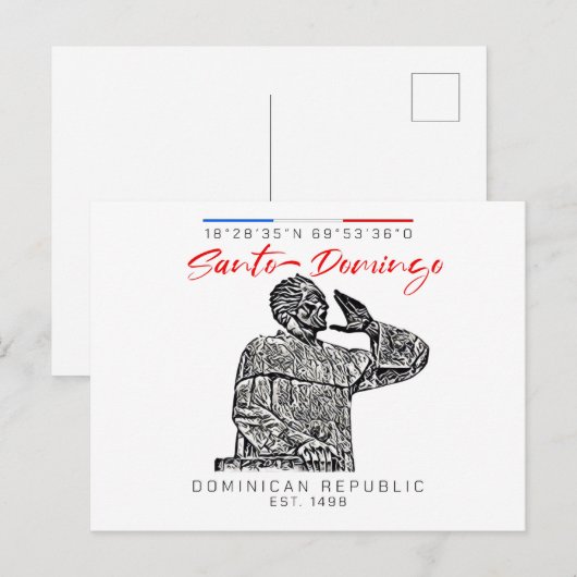 Santo Domingo Briefkaart (Voorkant / Achterkant)