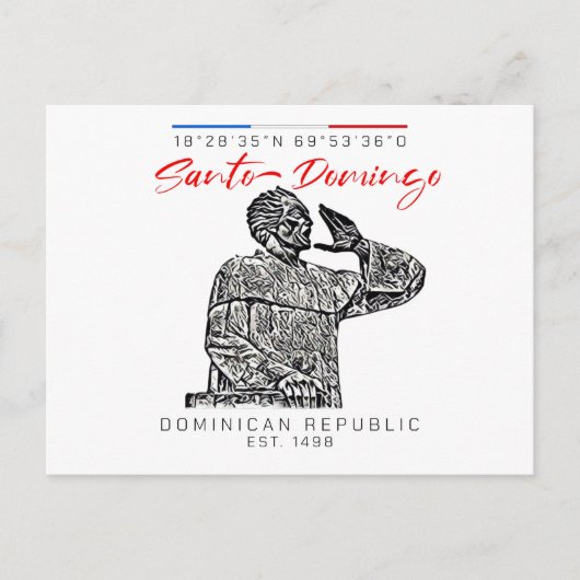 Santo Domingo Briefkaart (Voorkant)