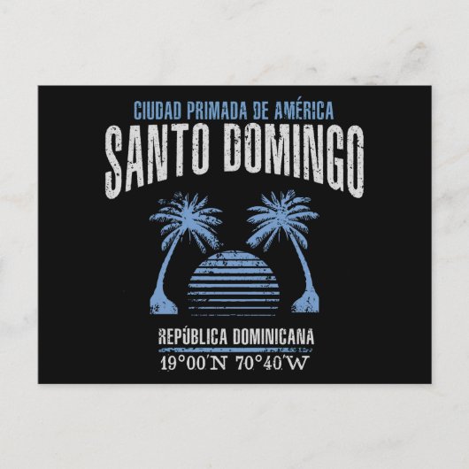 Santo Domingo Briefkaart (Voorkant)
