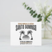 Santo Domingo Briefkaart (Staand voorkant)