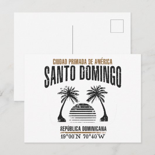 Santo Domingo Briefkaart (Voorkant / Achterkant)