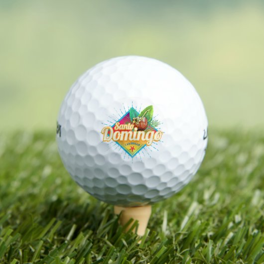 Santo Domingo Caribbean Dominicaanse Republiek Ret Golfballen (Insitu Shirt)