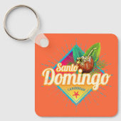 Santo Domingo Caribbean Dominicaanse Republiek Ret Sleutelhanger (Voorkant)