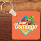 Santo Domingo Caribbean Dominicaanse Republiek Ret Sleutelhanger (Voorkant)